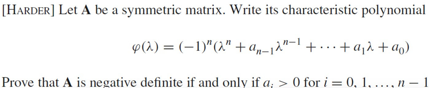 Solved Let A be a symmetric matrix. Write its characteristic | Chegg.com