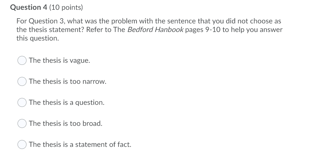 Solved A. Step 1 Check (✓) the thesis statements that