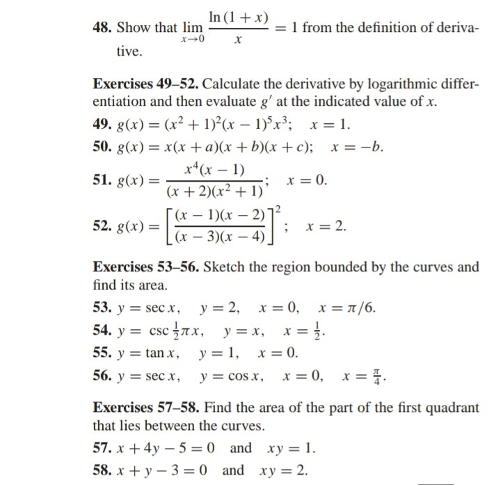 Solved EXERCISES 7.3 Exercises 1-14. Determine The Domain | Chegg.com