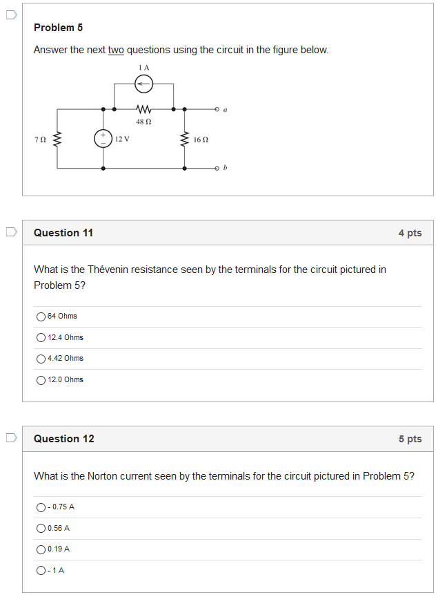 Solved Problem 5 Answer the next two questions using the | Chegg.com