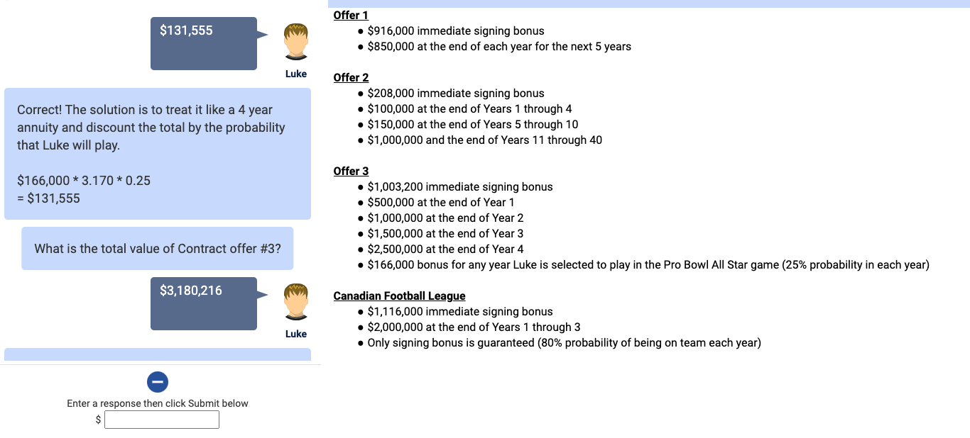 131,555 Offer 1 • 916,000 immediate signing bonus •