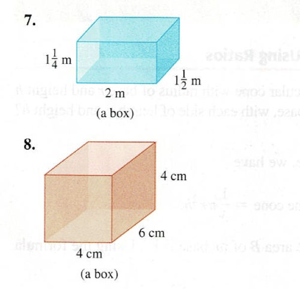 Solved Find (a) the volume, and (b) the surface area of each | Chegg.com
