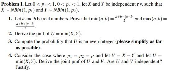 Solved Problem I. Let 0 | Chegg.com