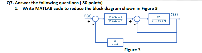 Solved Q7. Answer The Following Questions ( 30 Points) 1. | Chegg.com