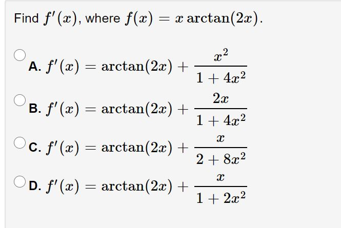 Arctan 2x: Công Thức, Cách Tính và Ứng Dụng Thực Tế