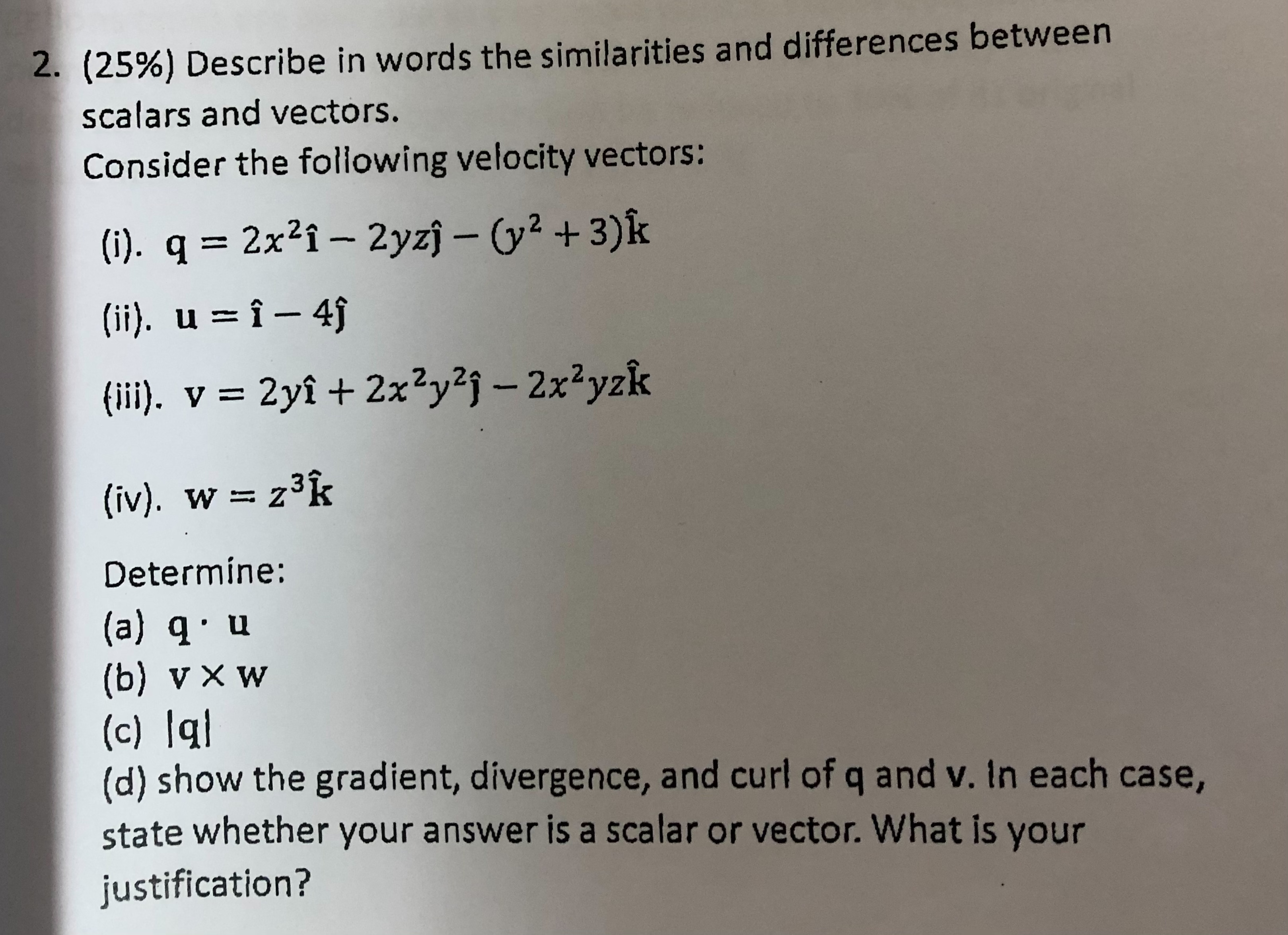 Solved 2 25 Describe In Words The Similarities And Di Chegg Com