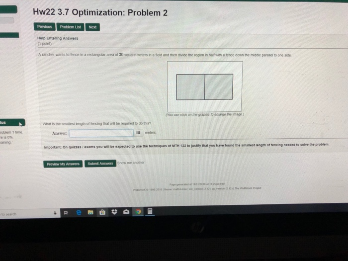 Solved Hw22 3.7 Optimization: Problem 2 Previous Problem | Chegg.com
