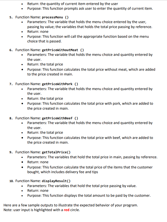 Solved Programming Exercise #2 - Online Order Program (12 | Chegg.com