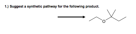 Solved 1.) Suggest A Synthetic Pathway For The Following | Chegg.com