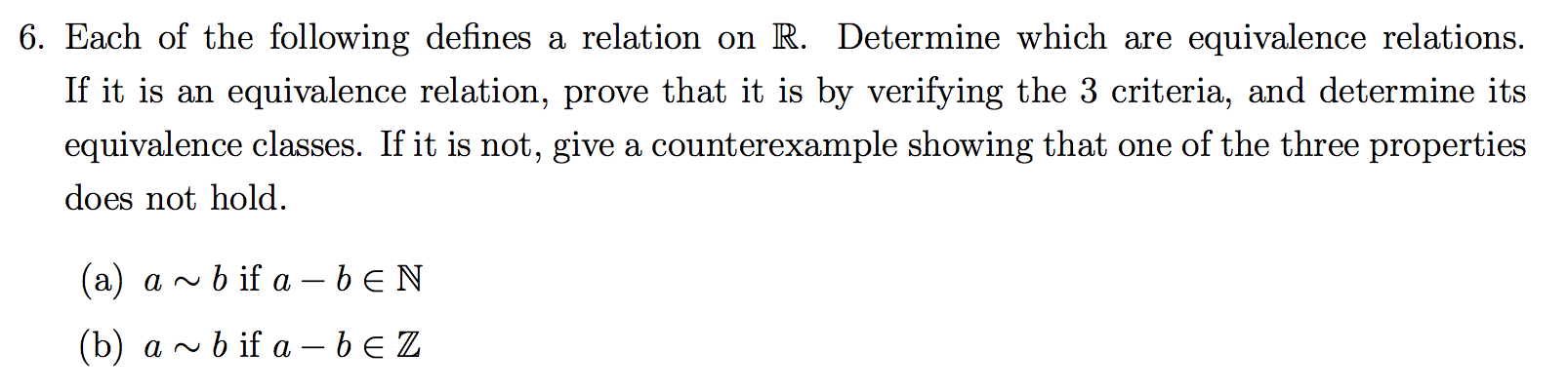 solved-6-each-of-the-following-defines-a-relation-on-r-chegg