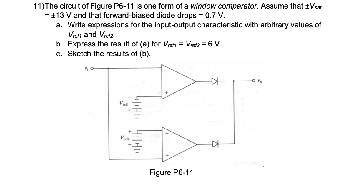Solved In all circuits using general-purpose op-amps, assume | Chegg.com