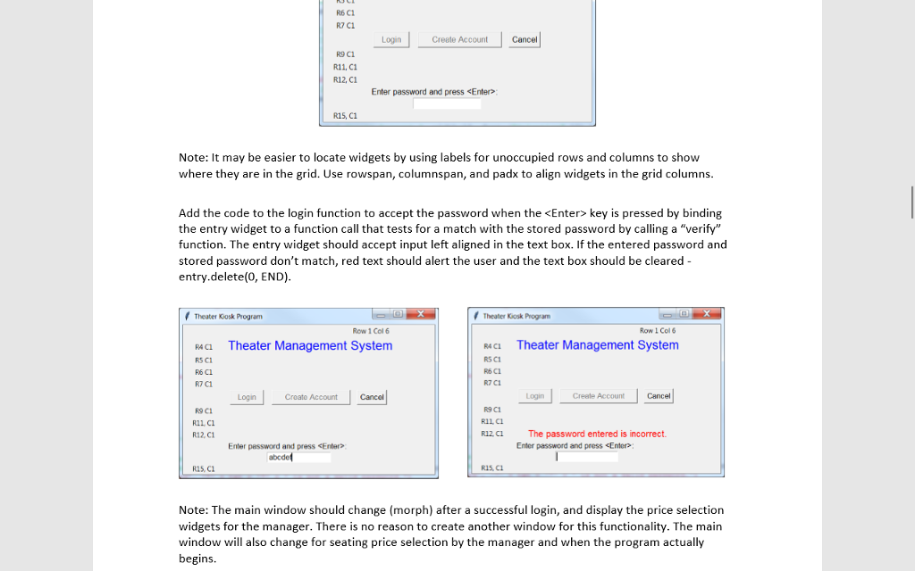 [PYTHON] Begin the Design/development documentation | Chegg.com