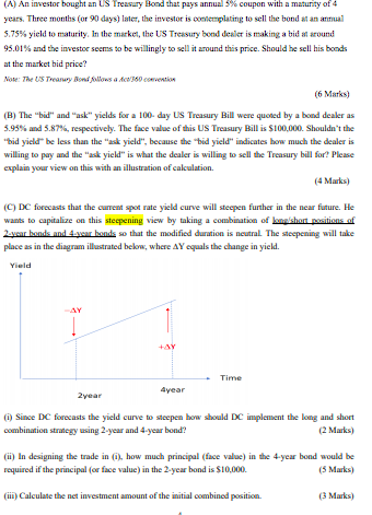 A An Investor Bought An Ls Treasury Bond That Pa Chegg Com