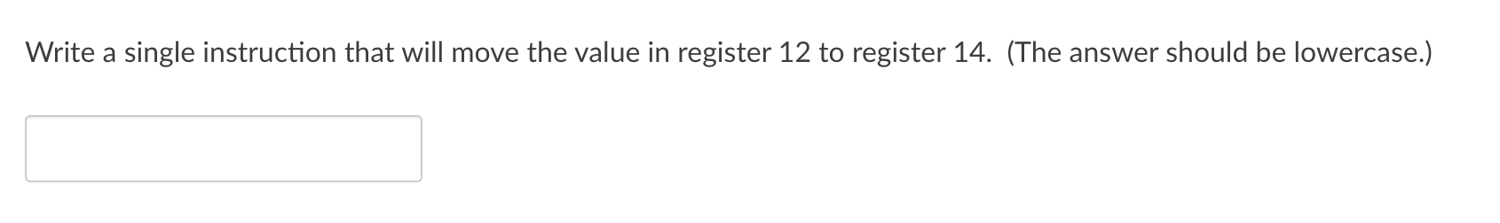 Solved Write a single instruction that will move the value | Chegg.com