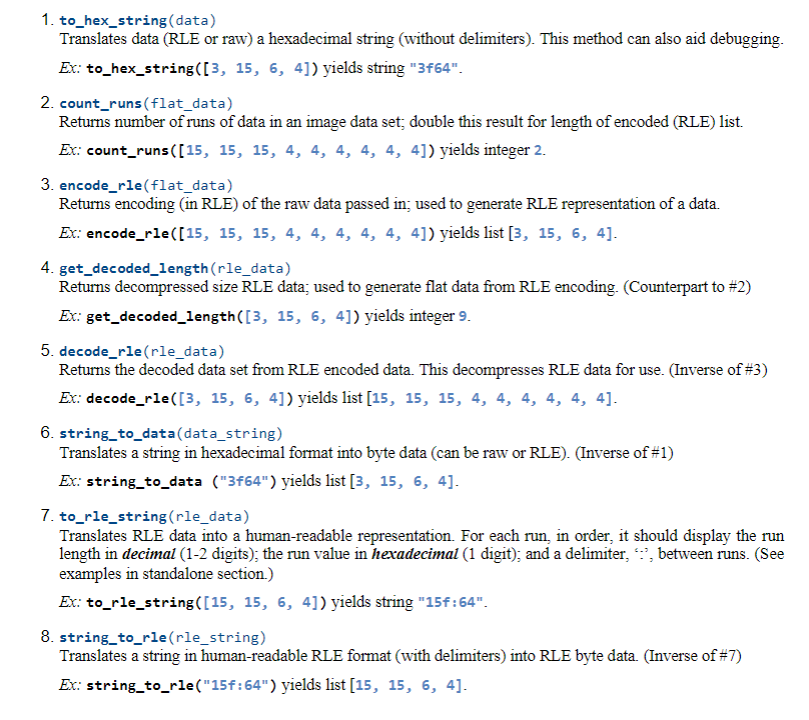 I need help setting up the options below in PYTHON | Chegg.com