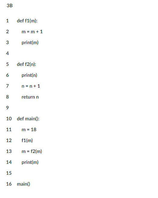 Solved Written #2 In the following Python snippet, line 3 | Chegg.com