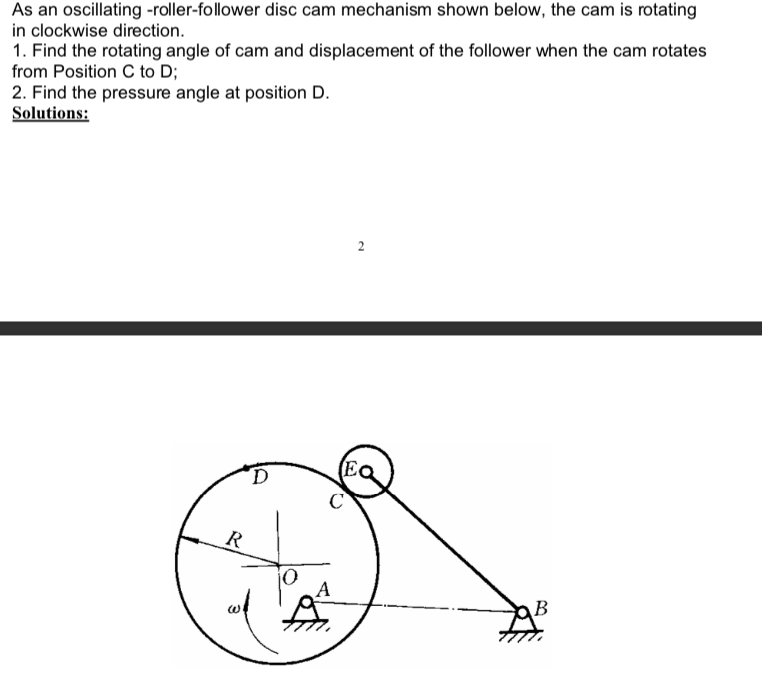 As an oscillating rollerfollower disc cam mechanism