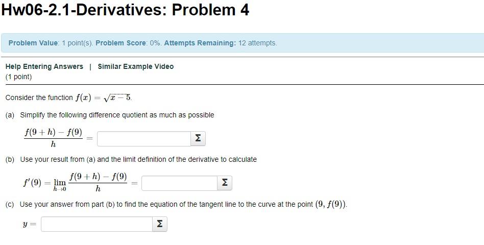 Solved Consider the function f(x)=x−5. (a) Simplify the | Chegg.com