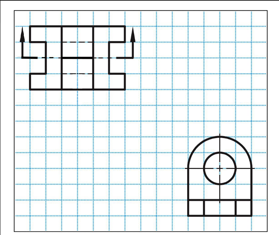 Solved Given The Two Views Appearing In The | Chegg.com