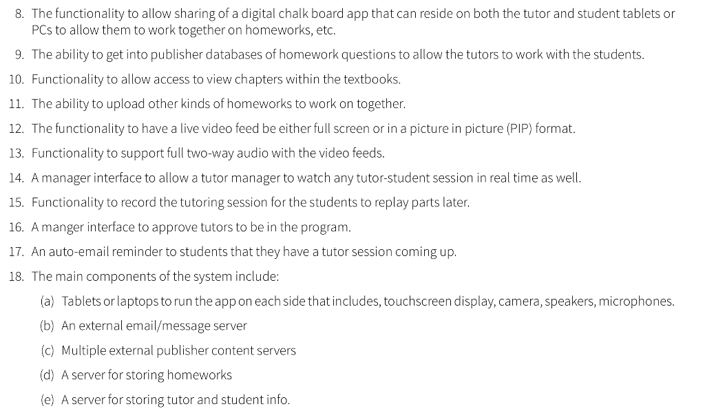 For the Computer Science Tutoring System (CSTS) | Chegg.com