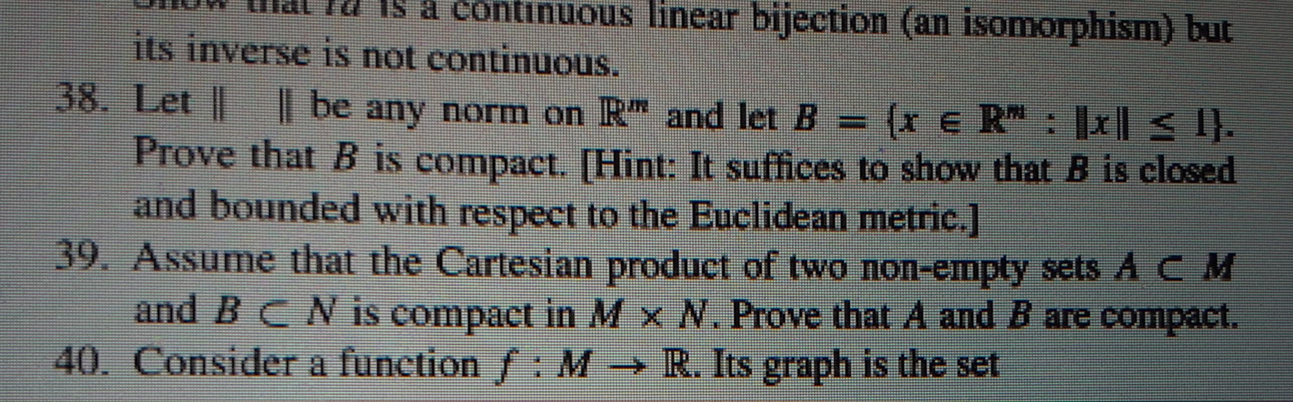Solved u is a continuous linear bijection (an isomorphism)