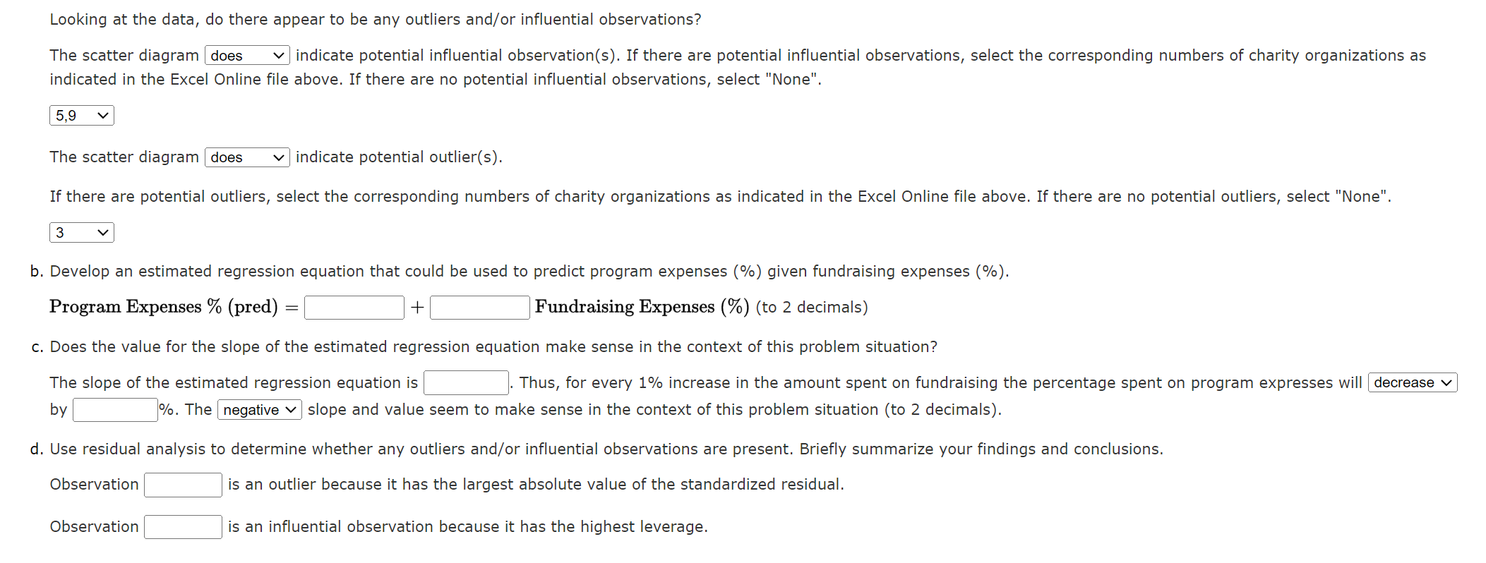 Can you please answer a. b. c. and d. the excel sheet | Chegg.com