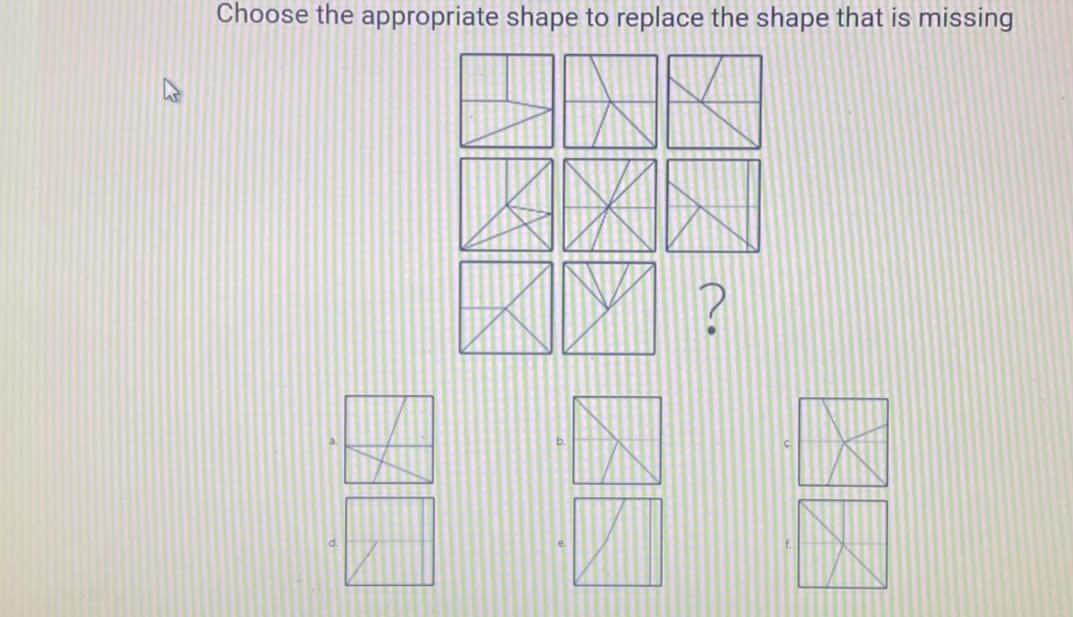 Solved Choose the appropriate shape to replace the shape | Chegg.com