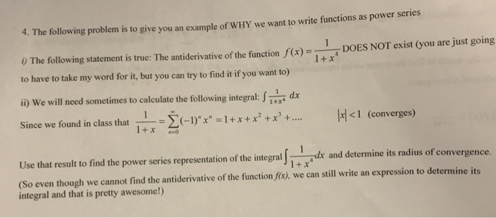 Solved 4. The following problem is to give you an example of | Chegg.com