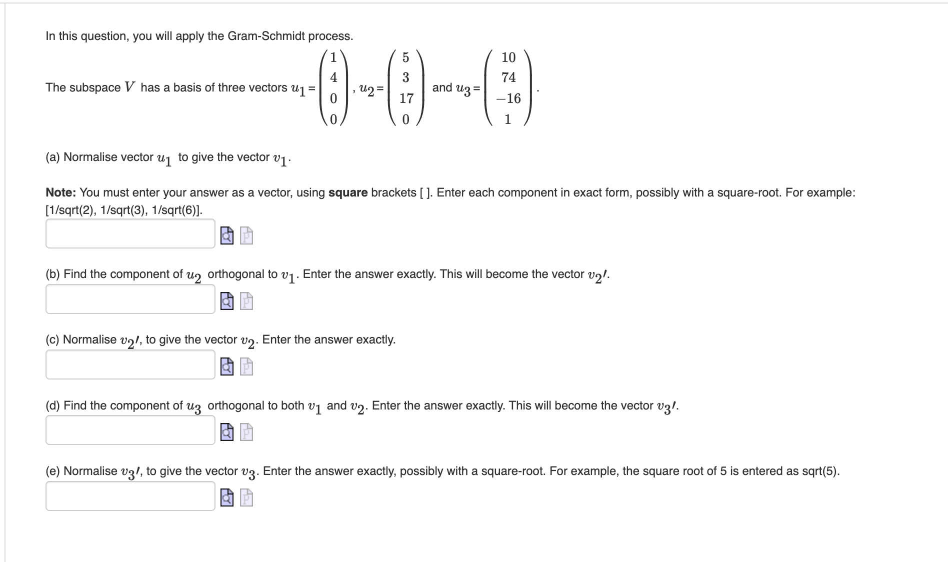 solved-in-this-question-you-will-apply-the-gram-schmidt-chegg