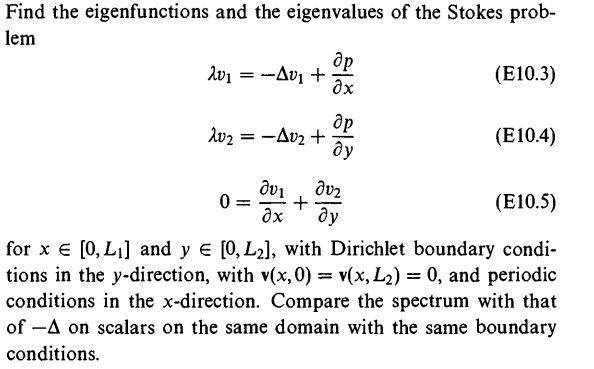Solved Find the eigenfunctions and the eigenvalues of the | Chegg.com