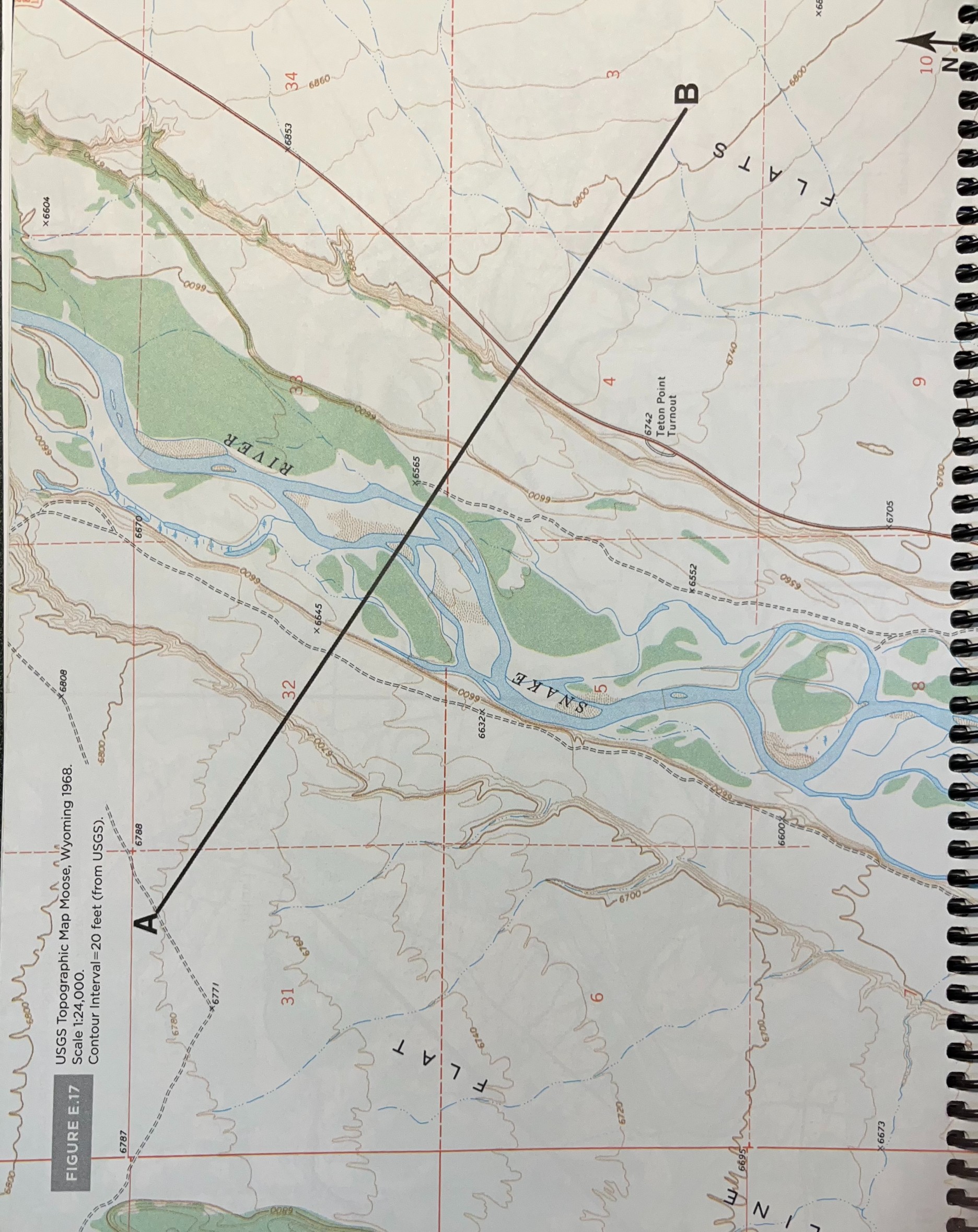 Solved I Need Help Constructing The Topographic Profile, So | Chegg.com