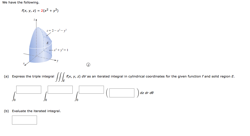 Solved We Have The Following F X Y Z 2 X2 Y2 Z 2 X