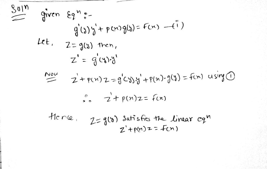 Solved 1 Prove That The Change Of The Dependable Variabl Chegg Com