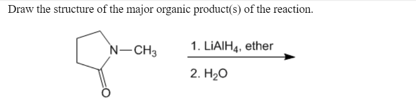 Solved Draw the structure of the major organic product(s) of | Chegg.com