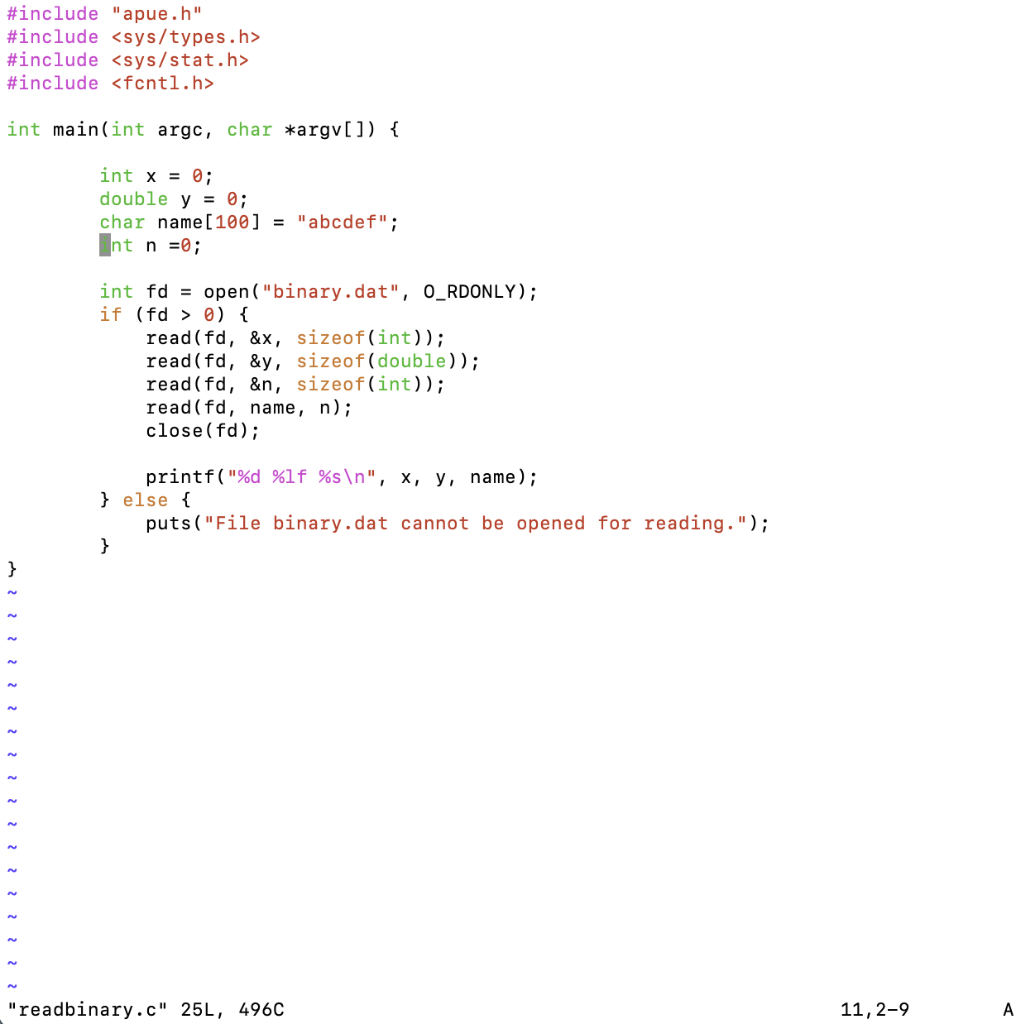 The first 2 pictures are the writebinary.c and | Chegg.com