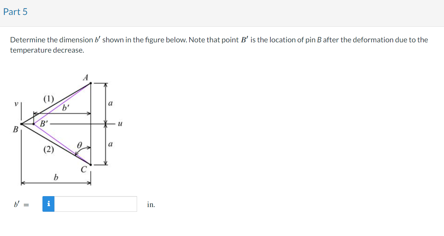 Solved Determine the dimension b′ shown in the figure below. | Chegg.com