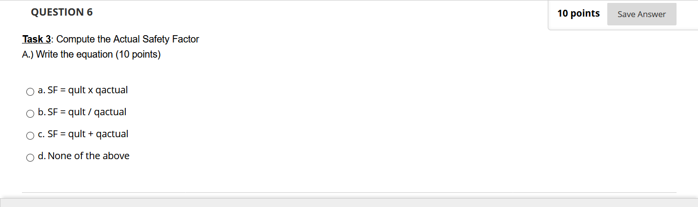 Solved QUESTION 5 10 points Save Answer B.)Input the values | Chegg.com