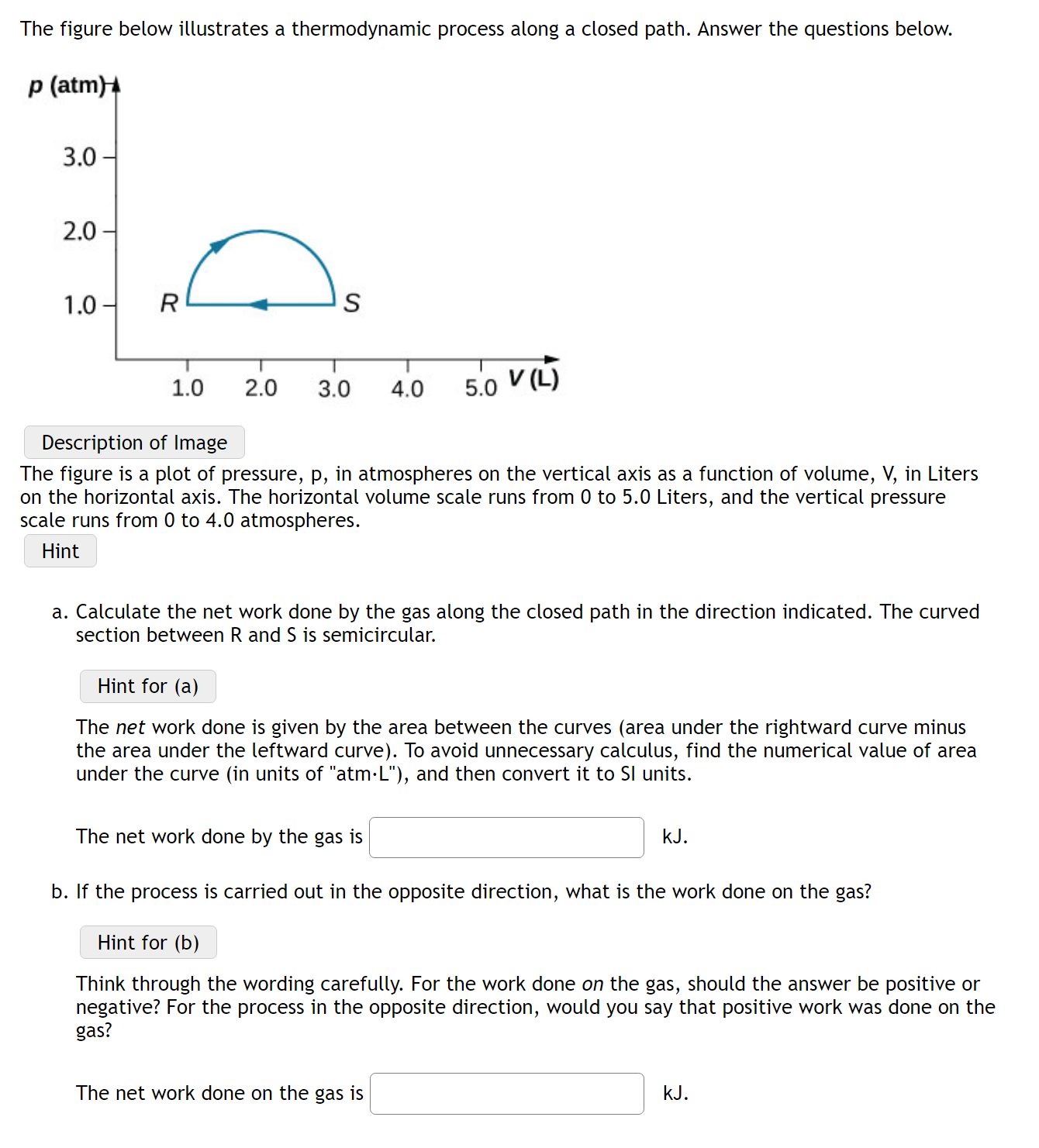 Solved The figure below illustrates a thermodynamic process | Chegg.com