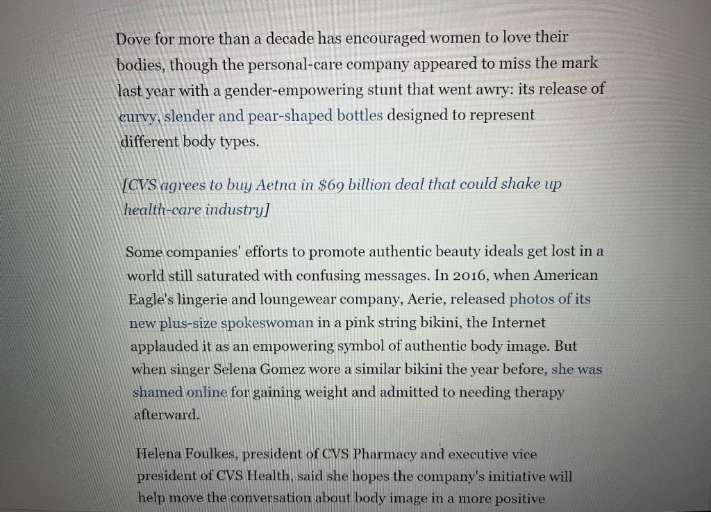 CVS Pharmacy announced Monday that it will begin | Chegg.com