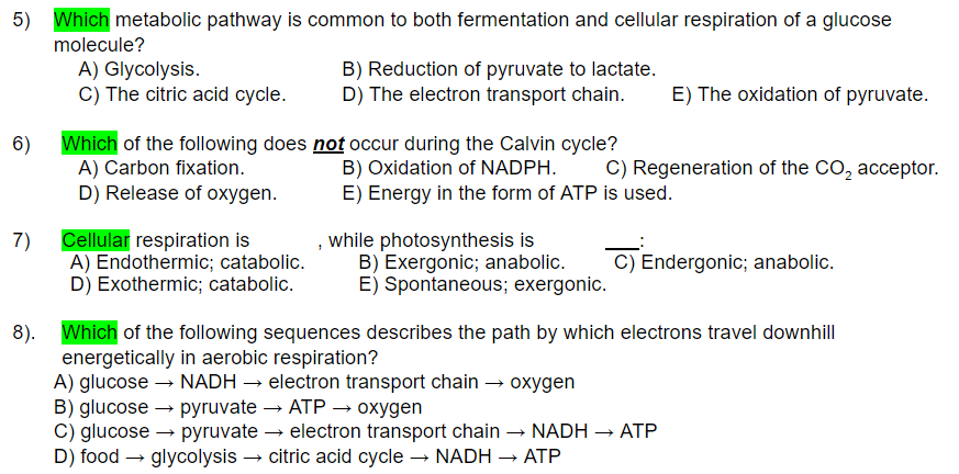 Solved 5) Which Metabolic Pathway Is Common To Both | Chegg.com Solved 5) Which Metabolic Pathway Is Common To Both | Chegg.com