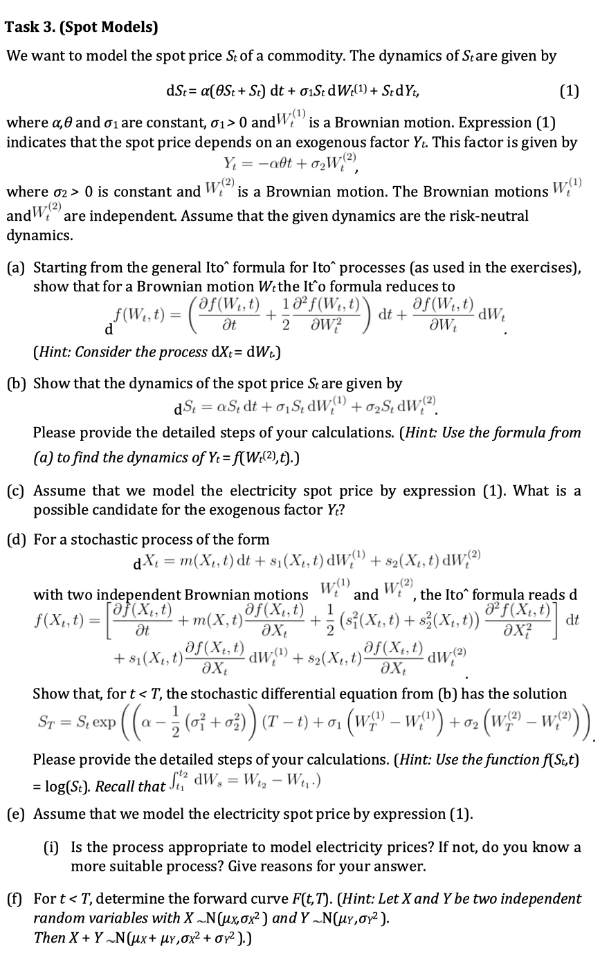 Andw 2 Cervera Aw Where 02 O Is Constant And W Chegg Com