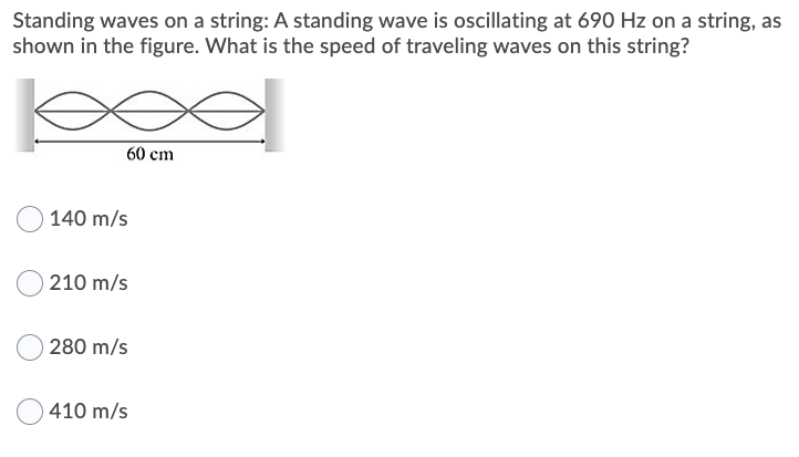 Solved A wave on a string is described by the following | Chegg.com