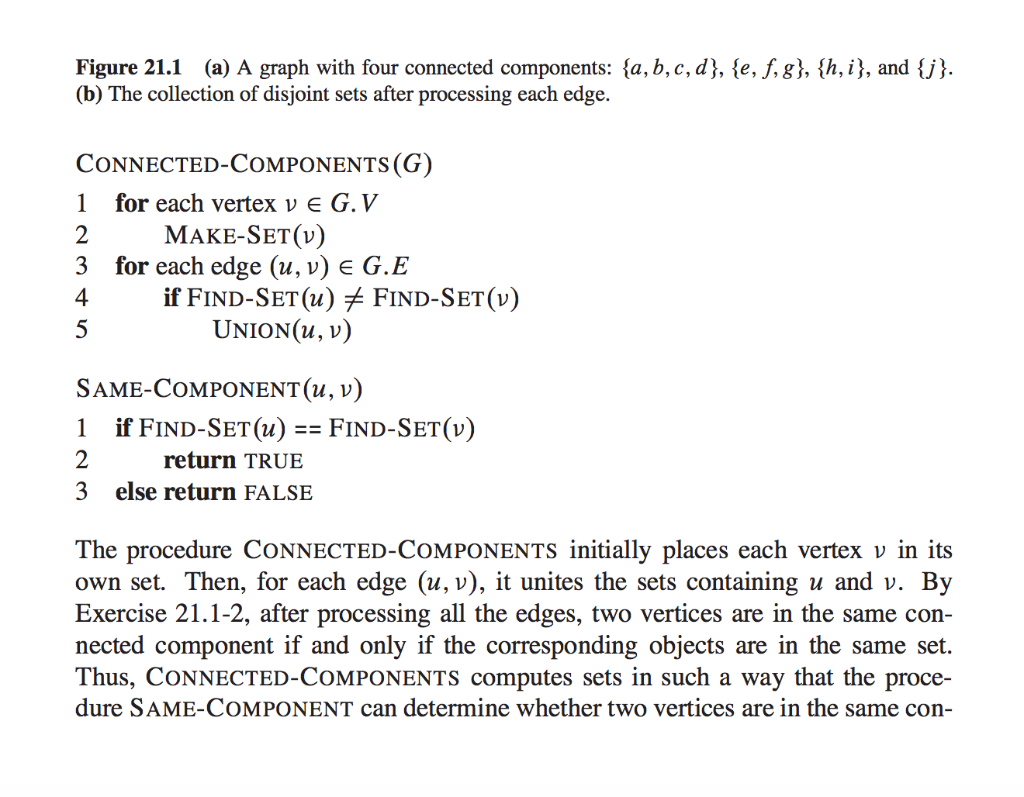 Solved Consider Connected Components Algorithm On Page 56 Chegg Com