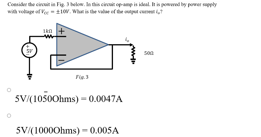 Solved Consider the circuit in Fig. 3 below. In this circuit | Chegg.com