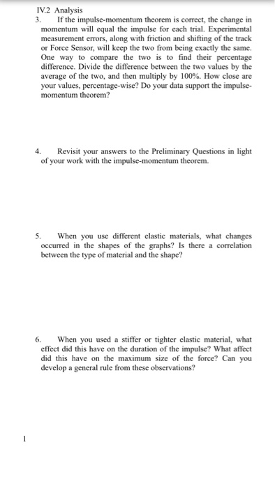 Solved If the impulse-momentum theorem is correct, the | Chegg.com