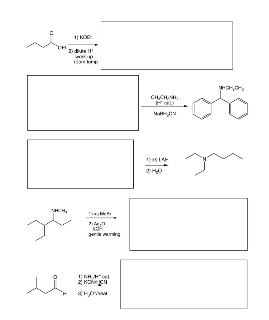 Solved D. Reactions (4 Pts Per Reaction, 32 Points) Fill In 