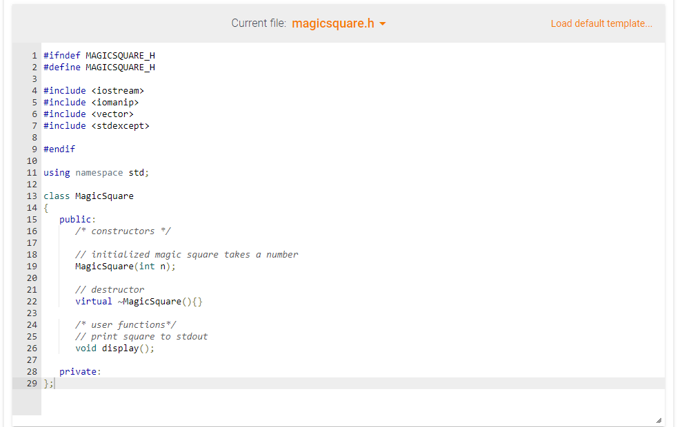 Solved 5.30 Magic Square CONCEPT: VECTORS A magic square is | Chegg.com