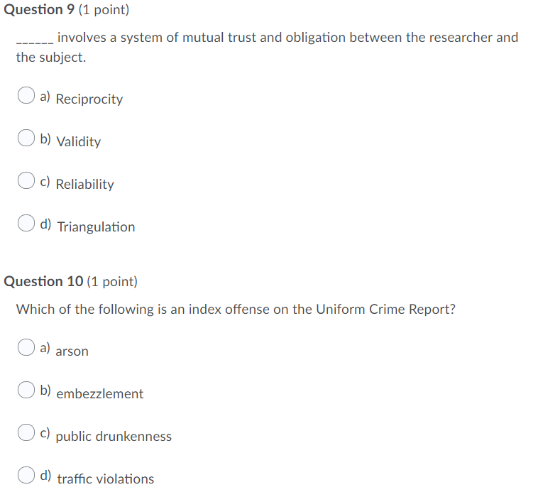 Solved Question 9 (1 point) _____involves a system of mutual | Chegg.com