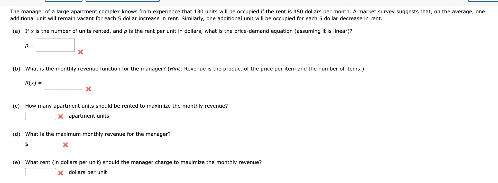 Solved The manager of a large apartment complex knows from