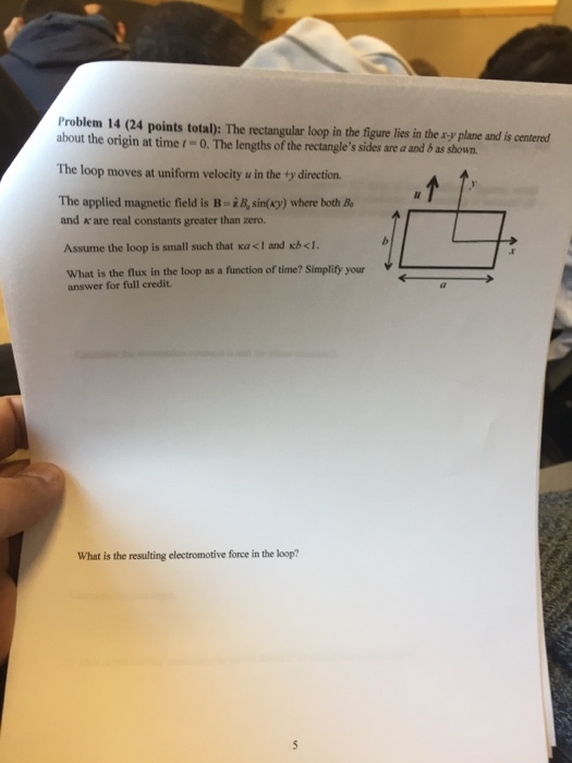 Solved The rectangular loop in the figure lies in the x-y | Chegg.com